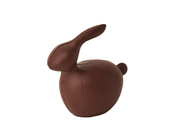 Lapin de Pâques garni - Noir (50g)
